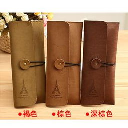 文具中的浪漫与实用之选 铁塔绒皮长款笔袋解析